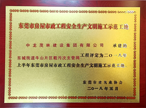 東城街道牛山片區(qū)截污次支管網(wǎng)工程評(píng)定為2